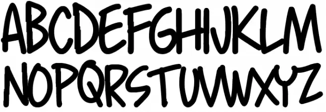 Chanda Feliz Font Litere mari