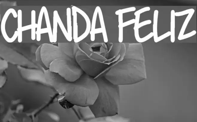 Chanda Feliz फ़ॉन्ट examples