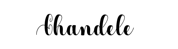 Chandele  font caratteri gratis