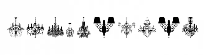 Chandelier  フリーフォントのダウンロード