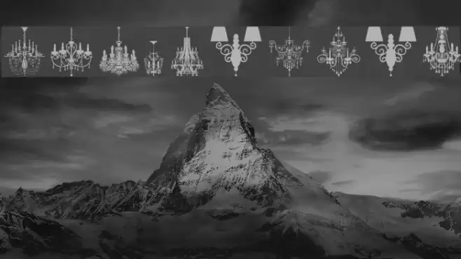 Chandelier Font examples