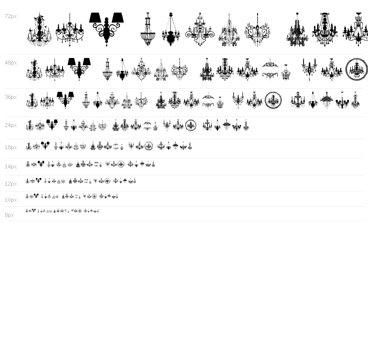 Chandelier Waterfall