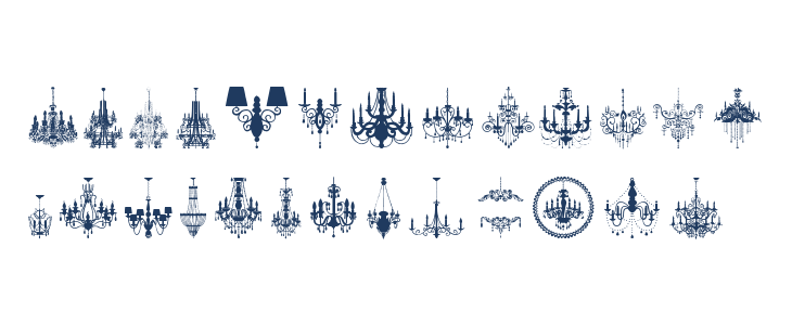 Chandelier Lowercase