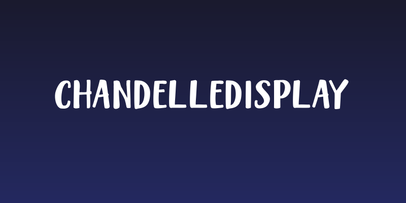 ChandelleDisplay Social Header