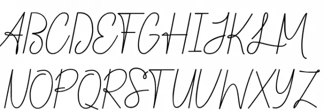 ChandelleSignaturesScript Fuentes MAYÚSCULAS