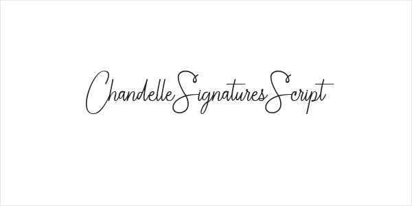 ChandelleSignaturesScript Logo