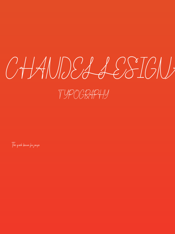 ChandelleSignaturesScript Poster