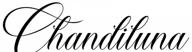 Chandiluna  Frei Schriftart Herunterladen