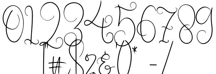 Chandler Beautiful Font OTHER CHARS