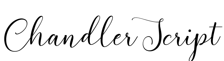 ChandlerScript  baixar fontes gratis