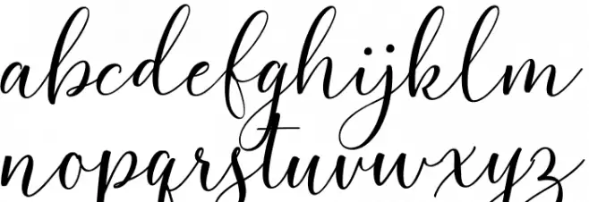 ChandlerScript フォント 小文字