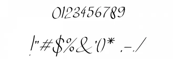 Chandrawinata-Italic Font OTHER CHARS