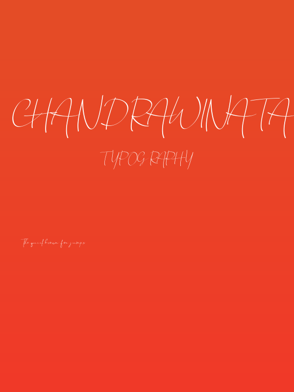 Chandrawinata-Italic Poster