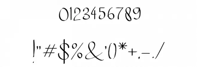 Chandrawinata-Regular Font OTHER CHARS