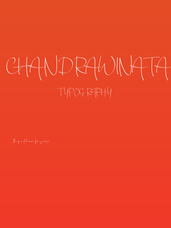 Chandrawinata-Regular Poster