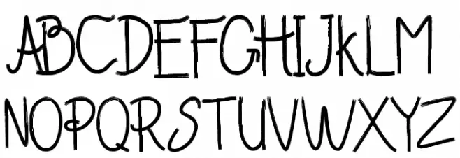Chandry Regular Font Litere mari