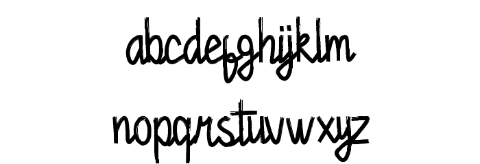 Chandry Regular Font LOWERCASE