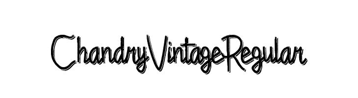 Chandry Vintage Regular Fonte