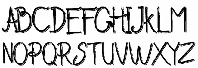 Chandry Vintage Regular Font Litere mari