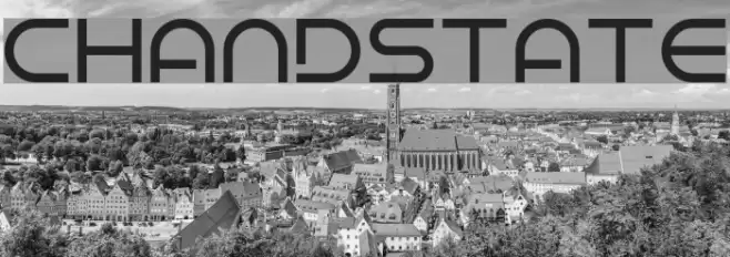 Chandstate Font examples