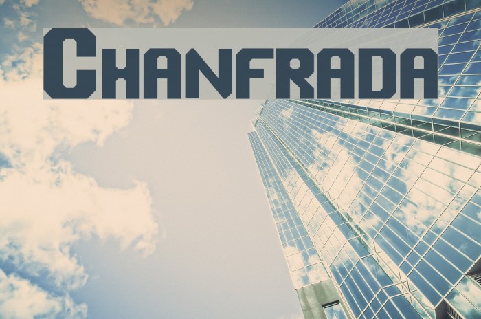 Chanfrada Font examples