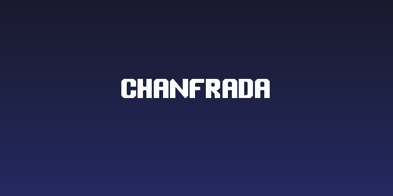 Chanfrada Social Header