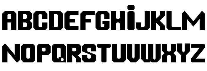 Chanfrada Font LOWERCASE