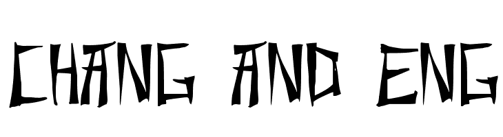 Chang and Eng Font