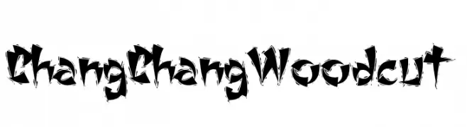 ChangChangWoodcut  Frei Schriftart Herunterladen