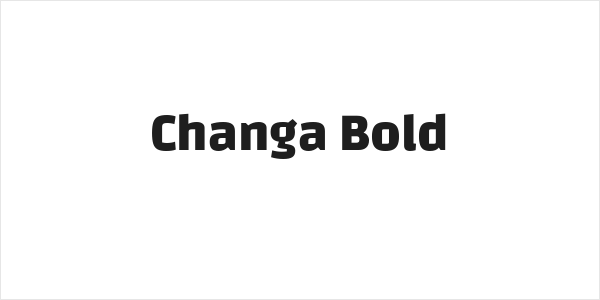 Changa Bold Logo