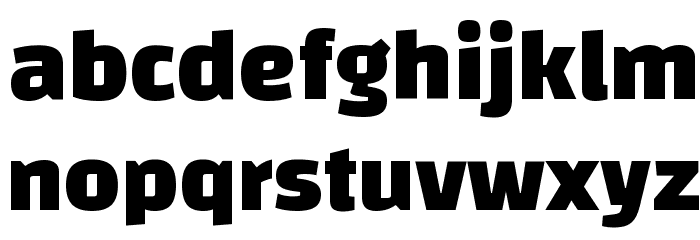 Changa-ExtraBold Font LOWERCASE
