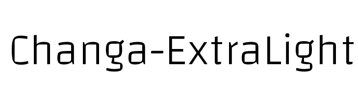 Changa-ExtraLight  لخطوط تنزيل