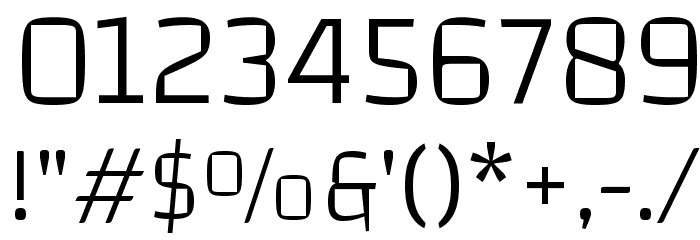 Changa-ExtraLight Font OTHER CHARS