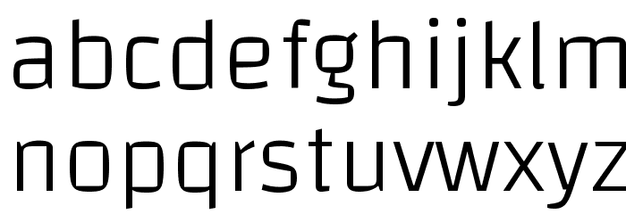 Changa-ExtraLight Font LOWERCASE
