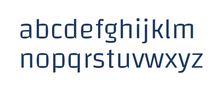 Changa-Light Lowercase