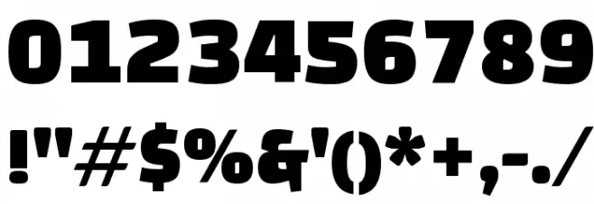 Changa One Font OTHER CHARS