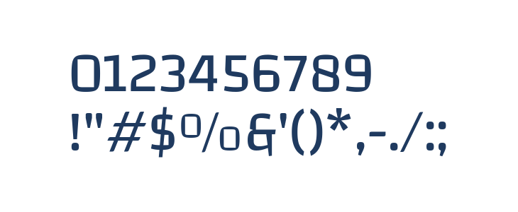 Changa-Regular Other Characters