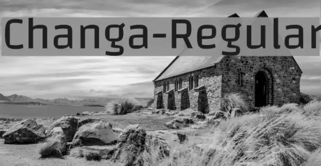 Changa-Regular Font examples