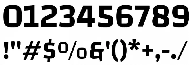 Changa-SemiBold Font OTHER CHARS