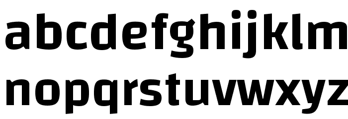 Changa-SemiBold Font LOWERCASE