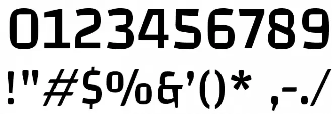 Changa Font OTHER CHARS