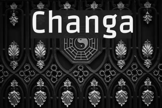 Changa Font examples
