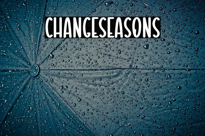 Change Seasons Example 1