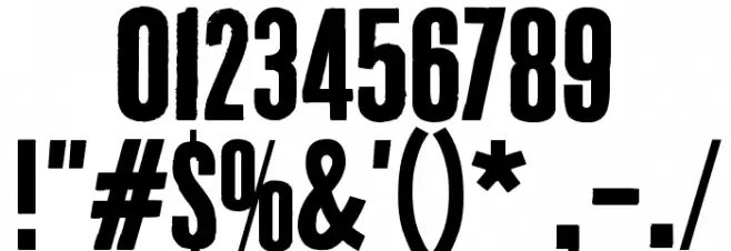 Change your name Font Alte caractere