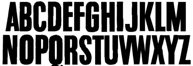 Change your name Schriftart Groß