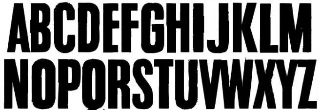 Change your name Font Litere mici