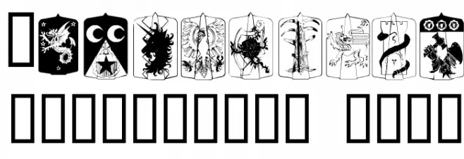 Changeling Dingbats Font OTHER CHARS