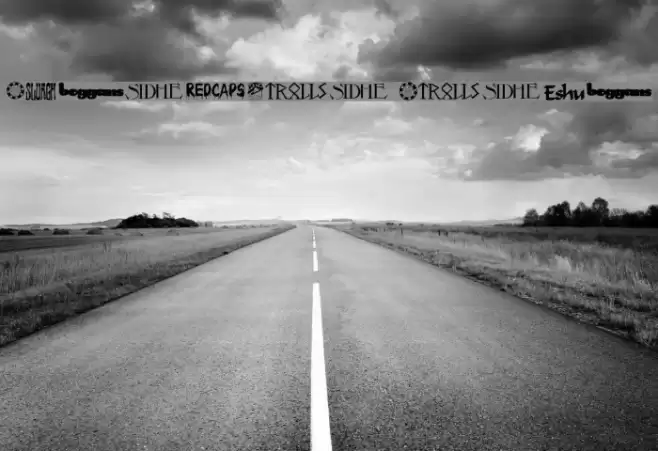 Changeling Dingbats Font examples