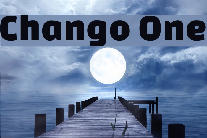 Chango One Font examples