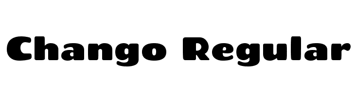Chango Regular Font